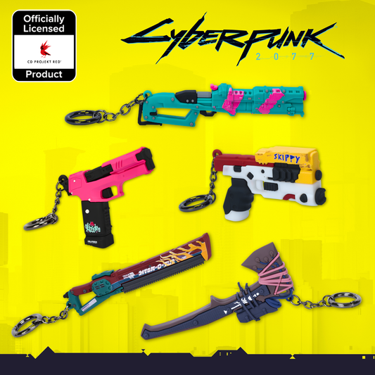 Cyberpunk 3D Weapon Keychains by Zing Pop Shop – Choose Your Loadout